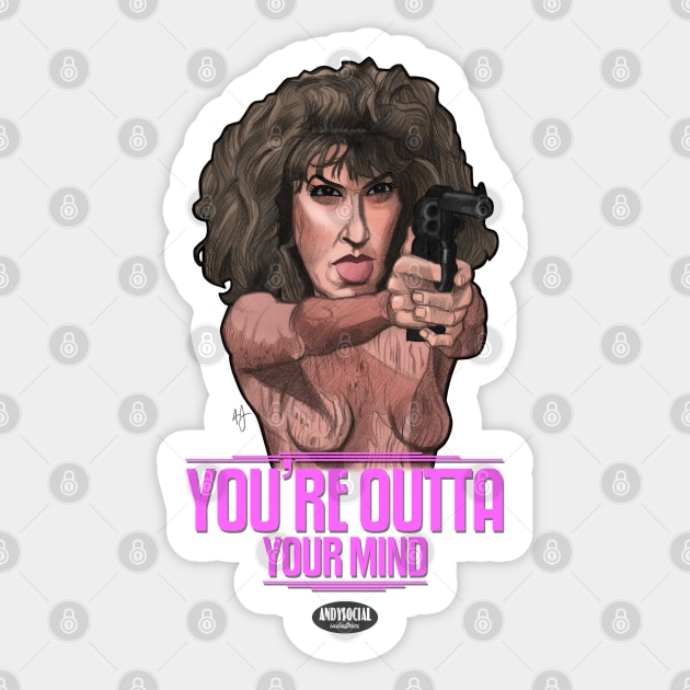 Rhonda Johnson Sticker by AndysocialIndustries